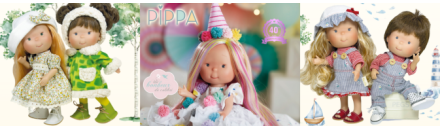 Les Poupées PIPPA de Nines d'Onil